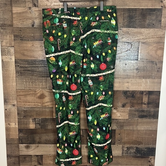 Shinesty mens Christmas Tree Camo Dress Pants Size 42/36 - Picture 3 of 3